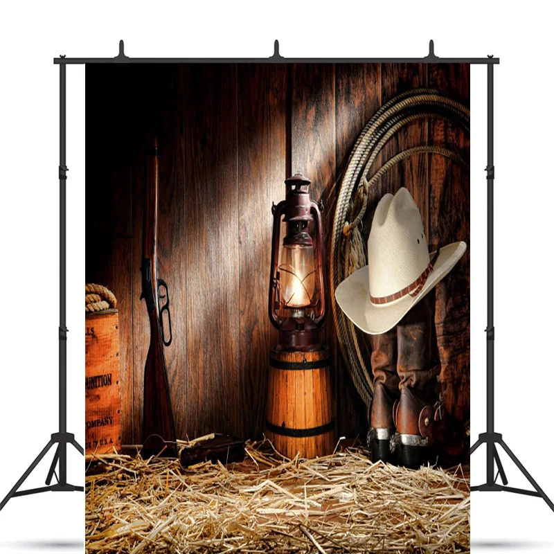 Nitree Vintage Pirate Ship Decorate Retro Photography Backdrops Props Newborn Portrait Farm Photo Studio Background LK-49