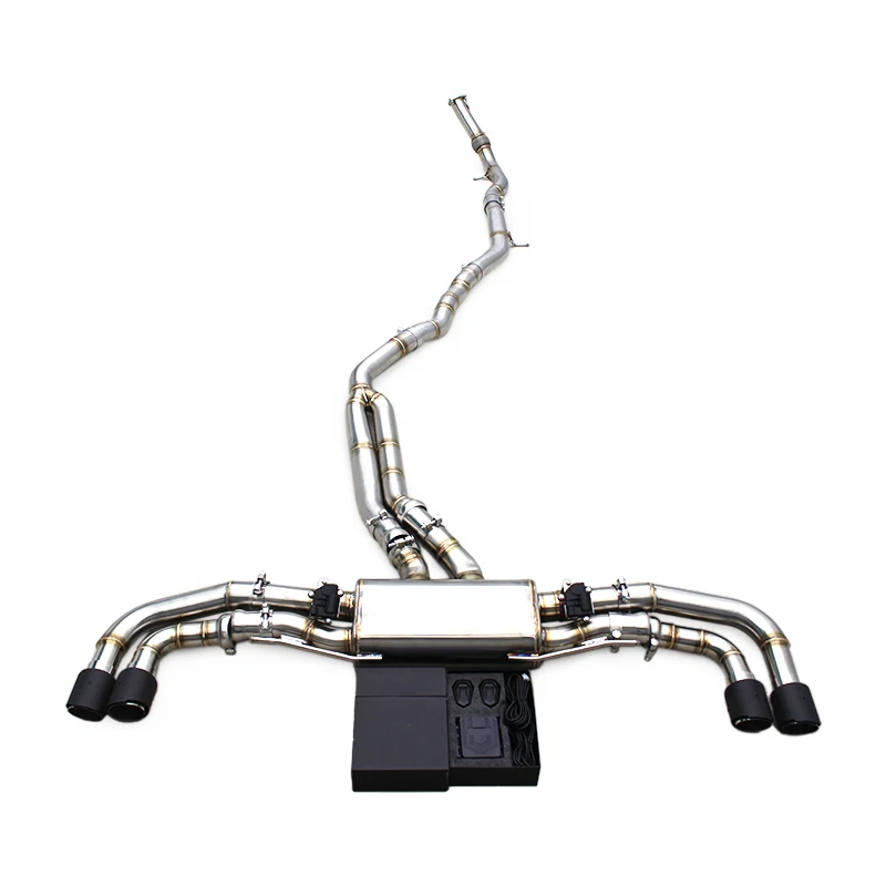 

Auto Exhaust Catback With Front Pipe For Audi Q8 2.0T/3.0T 2019-2024 Stainless Steel Muffler Exhaust Pipe Valved Exhaust System
