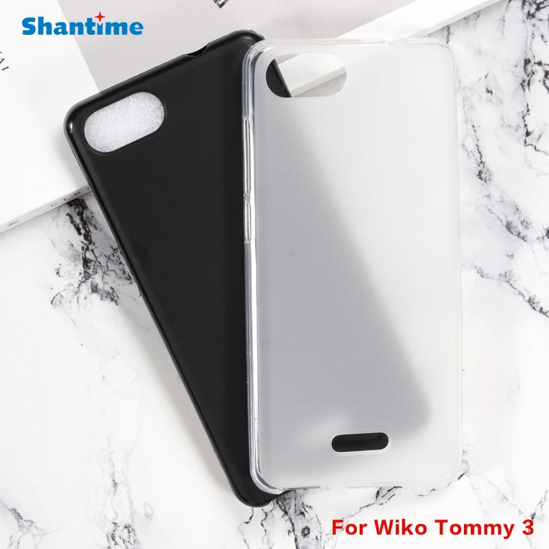 Case for Wiko Tommy 3 TPU Shockproof Rubber Cover Protective Bumper Flexible Shell for Wiko Tommy 3