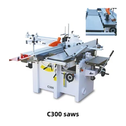 C300 Woodworking Lathe Five-In-One Multifunctional Sliding Table Saw Flat Press Planer Vertical Sharpen Milling Tenoning Machine