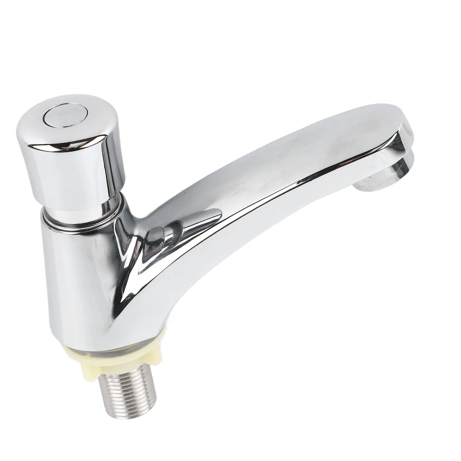 Time Delay Basin Sink Faucet Anti Dripping Copper Alloy Push  Water Saving Self Closing Basin Sink Tap for Bathroom