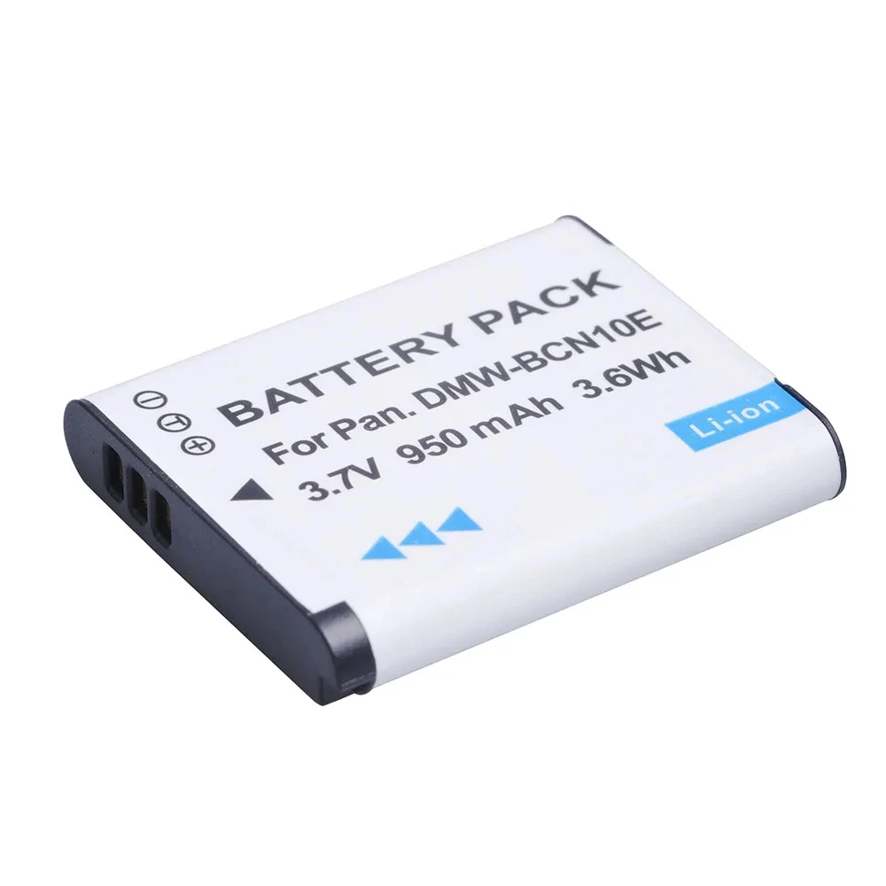 Bateria DMW-BCN10 950mAh DMW BCN10E BCN10 BCN10PP Bateria de câmera para câmeras Panasonic Lumix DMC-LF1 Lumix LF1 LF1K LF1W