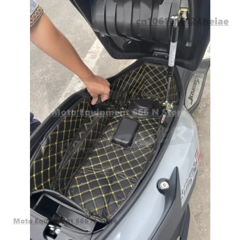 Boîte de rangement pour moto SYM Joymax Z300, doublure de seau de siège, coussin antichoc, bruit anormal, évite les rayures, étanche