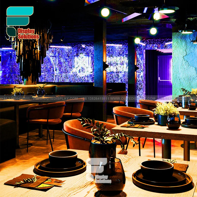 (Customized) custom store fixtures trendy shop smoke shop showcase hookah bar furniture hookah shelf