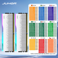 JUHOR Desktop Memory RGB DDR5 16GBX2 6000MHz 5600MHz  Dimm High speed Memoria Ram