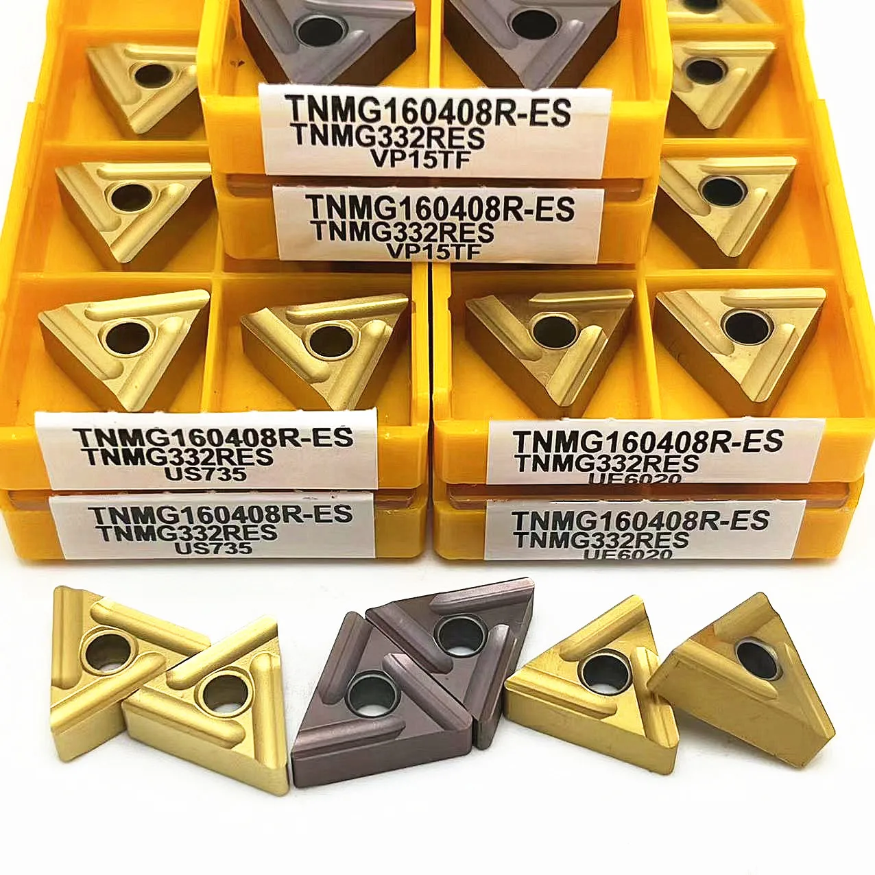 Turning tool TNMG160404R TNMG160404L ES VP15TF UE6020 turning insert CNC milling cutter for stainless steel TNMG 160408R VP15TF