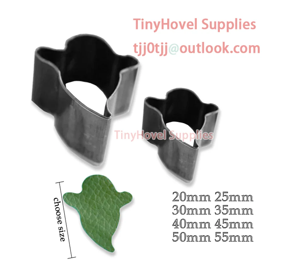 20mm-100mm Ghost shape Steel Rule Die Cut, Steel Cutting Mold for Leather, Steel Punch -Cutter for leather crafts (NB021)