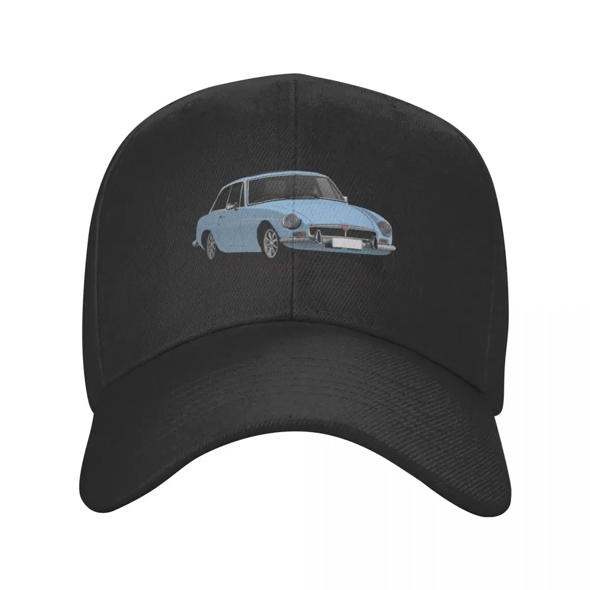 MG MGB GT - illustration - light blue Baseball Cap Hat Man Luxury black Ladies Men's