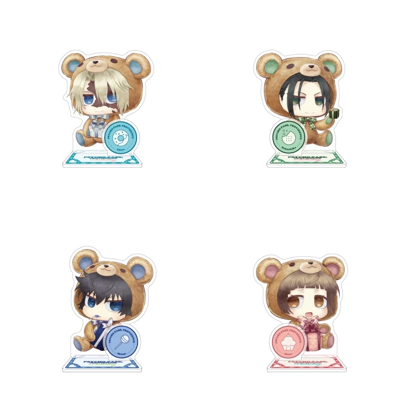 

Mystery anime Psycho-Pass Cartoon bear Version Character Acrylic mini standing sign Desktop stand Fan friends Christmas Gifts