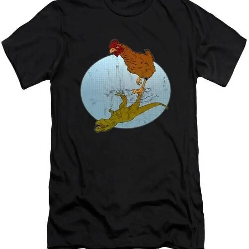 

Chicken Dinosaur Funny Evolution Science Lover T Shirt S 2XL Fast Shipping