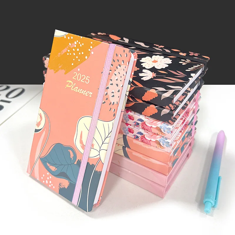 

2025 A6 Portable Notebook Office Plan Simple Elastic Strap book