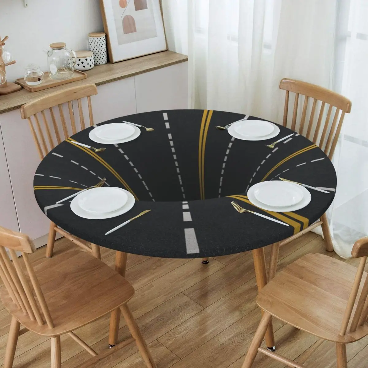 Round Round Table Cloth Tablecloth Fit 45