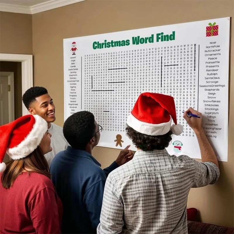 Thanksgiving Word Find Poster 2026 New Giant Thanksgiving Word Search Poster Fun Holiday Game Learning Aids Read Vocabulary