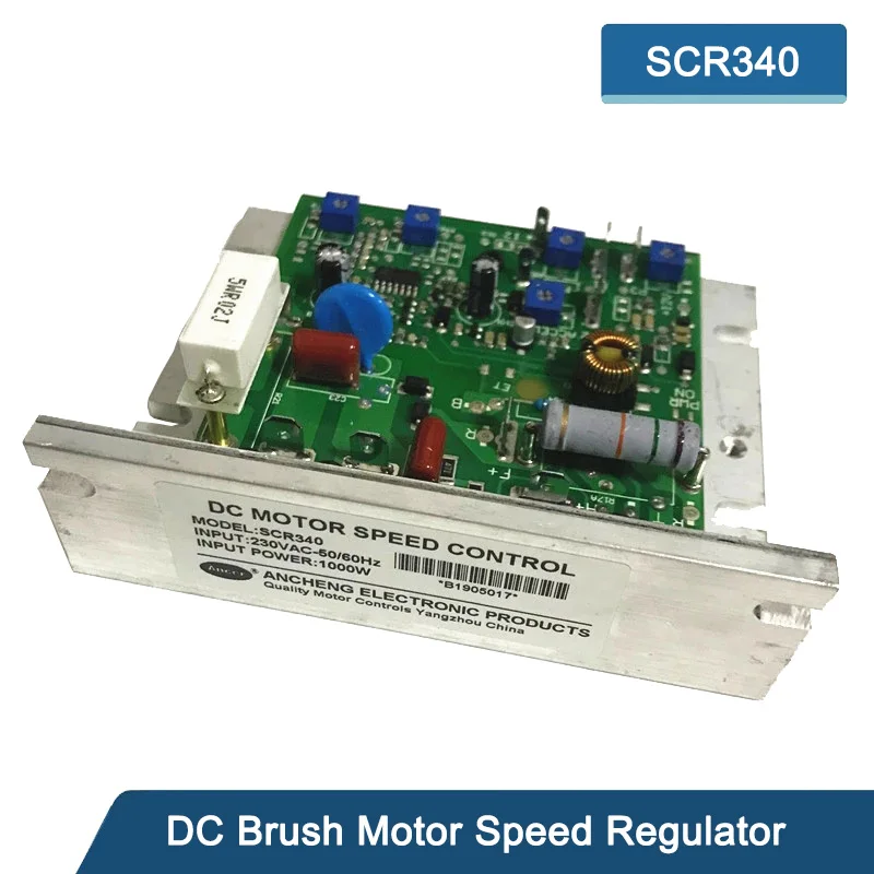 Household lathe control board. DC Brush Motor Speed Regulator SCR340 KBIC 230VAC 6A High Power Lathe Speed Regulator Controller