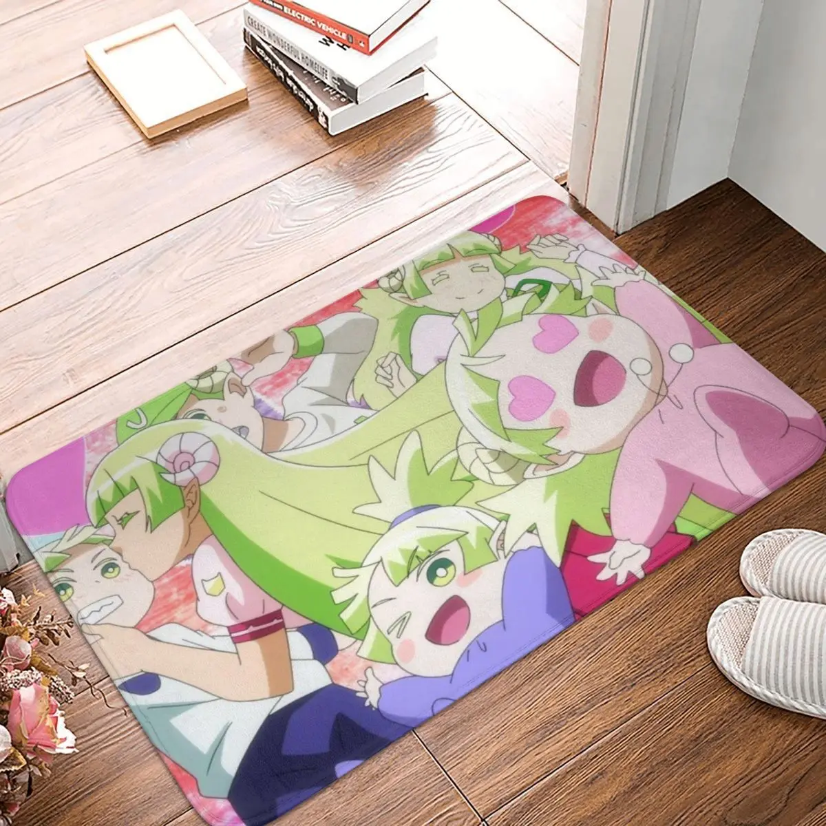 Bath Non-Slip Carpet Mairimashita Iruma Kun Bedroom Mat Welcome Doormat Home Decoration Rug