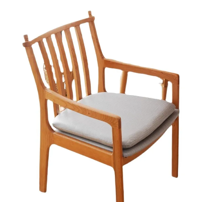 

Log White Oak Cherry Nordic Dining Armrest Backrest Book Table Soft Bag Desk Solid Wood Chair