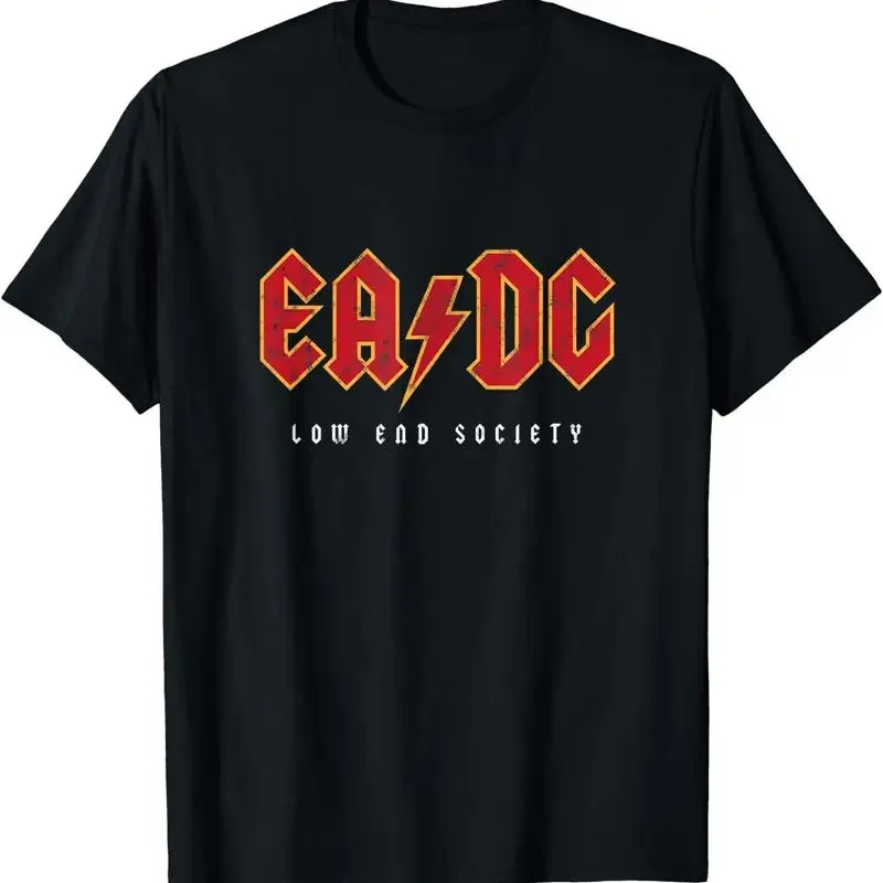 New Limited Eadg Low End Society Bass Players Guitar Strings T Shirt