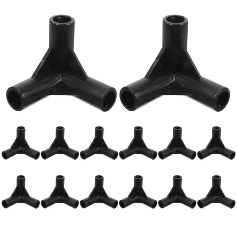 24 Pcs 오른쪽 캐노피 프레임 피팅 캐노피 온실 Gazebo 용 앵글 티 조인트 텐트 피팅 내구성 쉬운 설치