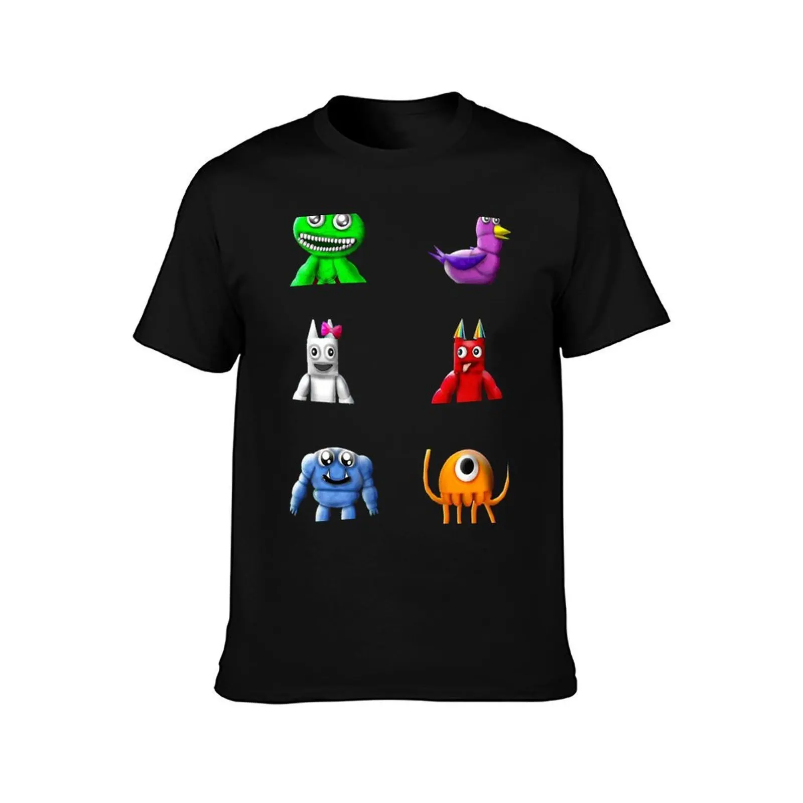 garten of banban garten banban banbanpack banban Active T-Shirt, Summer Casual Cotton Tee, Oversized Streetwear Tops