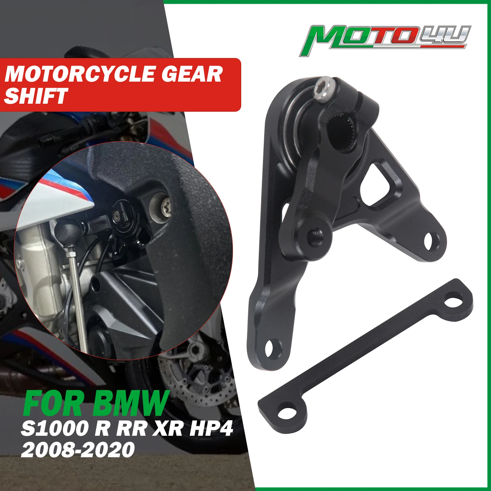 

For BMW S1000R S1000RR S1000XR HP4 2008-2020 Motorcycle Accessories Gear Shift Support Shift Lever Stabilizer Holder