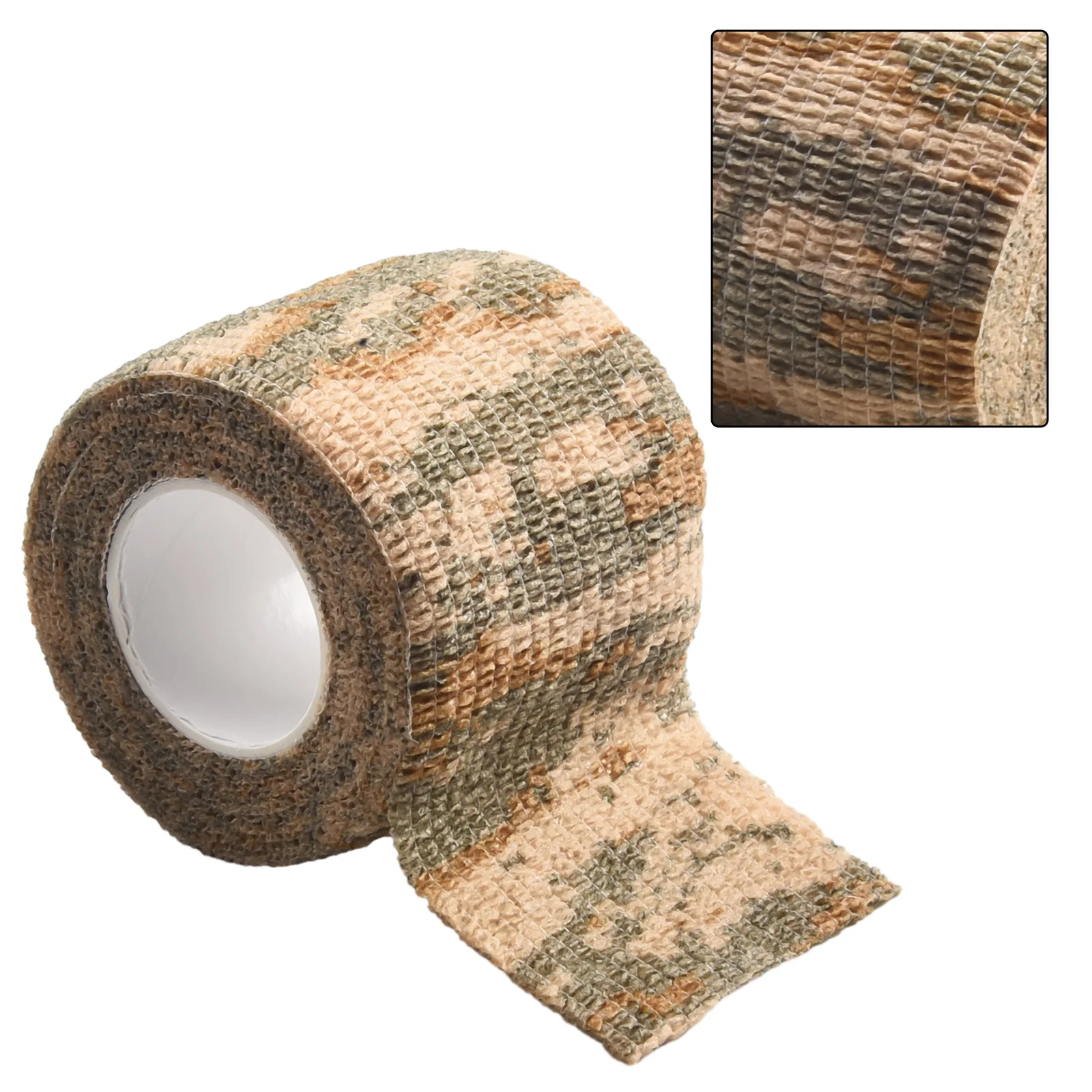 1 Pc Camouflage Invisible Tape Polyester Outdoor Activity Camo Form Reusable Self Cling Camo Hunting Rifle Fabric Tape Wrap