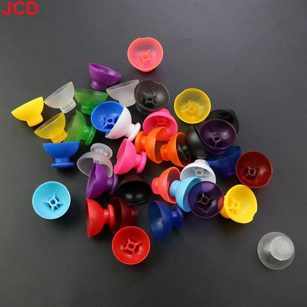 JCD 1 Set Left And Right Replacement Analog Joystick Thumb Stick Silicone Cap For GameCube For NGC /GC Controller