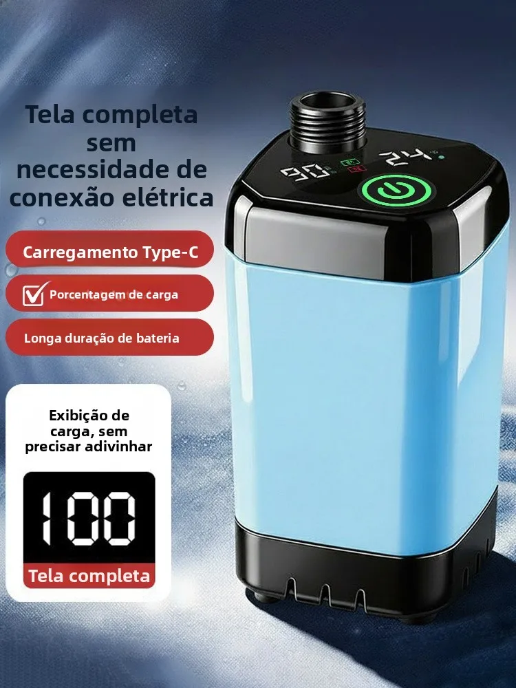 portable-outdoor-shower-head-set-with-water-pump-camping-kit-yumei-brand-simple-style-bathroom-accessories