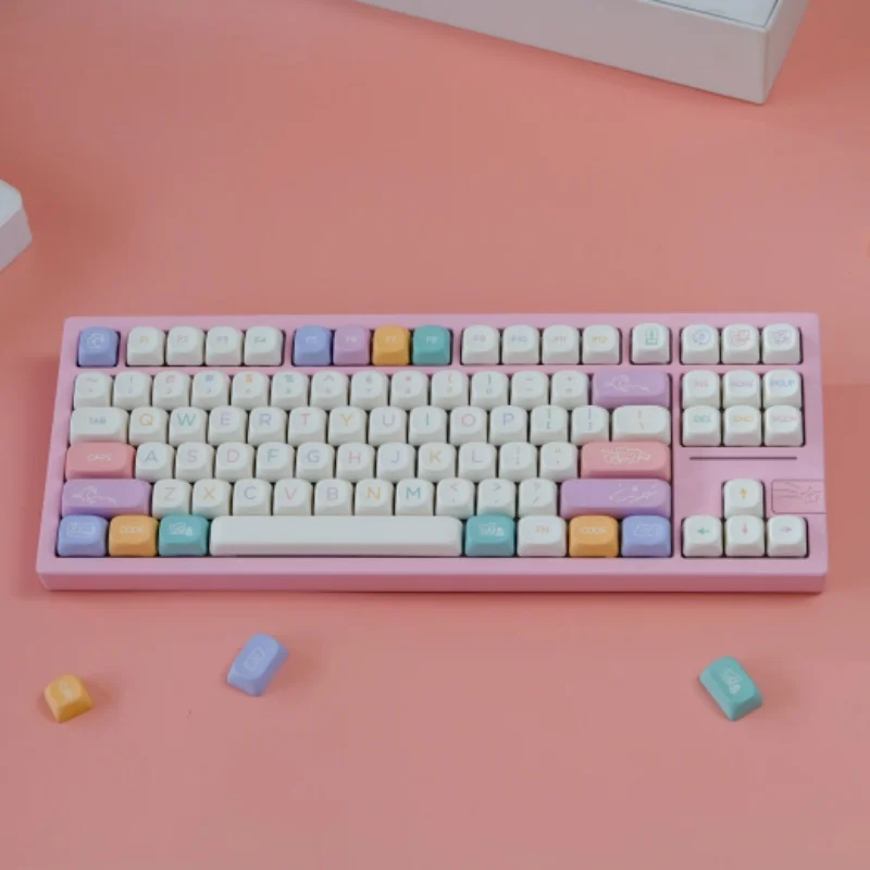 Good Night 129 Keys/set MOA Profile GMK PBT Keycaps for Mechanical Keyboard  Dye Sublimation Gaming Keycap Custom Gk61