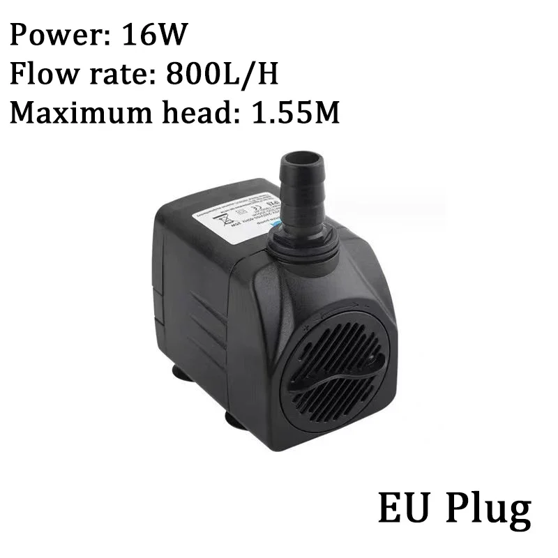 10/16/25/35/45/60/85/115W Ultrastille Dompelpomp Fontein Pomp Filter Visvijver Aquarium Waterpomp Tank Fontein AC220V