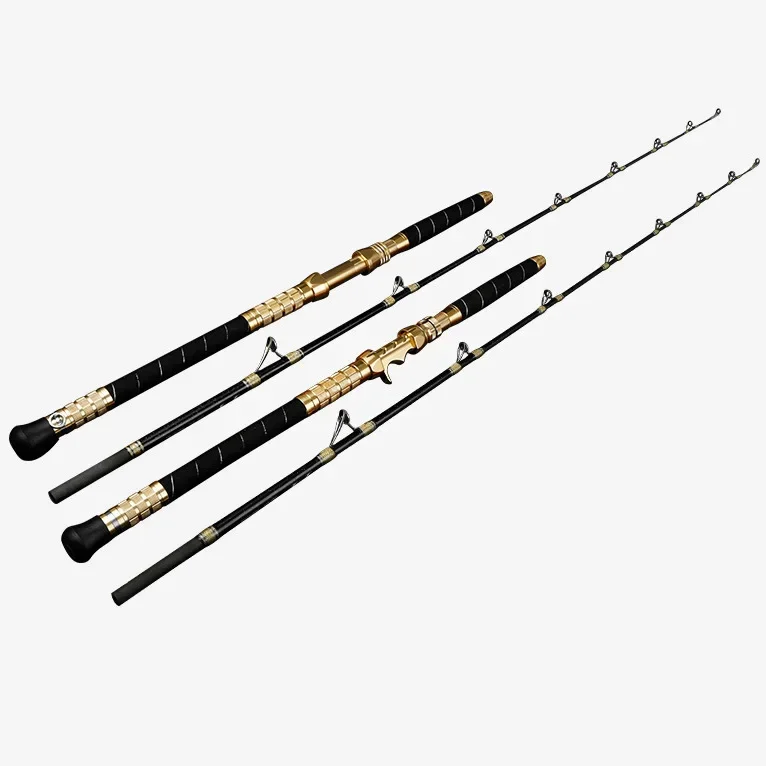 OEM fishing rod composite glass fiber big game salmon fishing rod MF boat catfishing rod