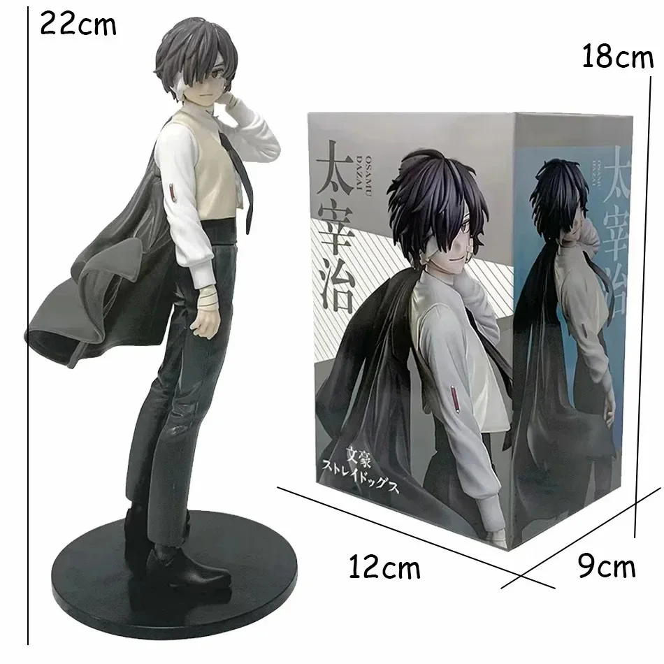 22 centimetri Bungou Stray Dogs Anime Figura Gioventù Dazai Action Figure Nakahara Chuuya Figurine PVC Collezione Modello Bambola Giocattoli