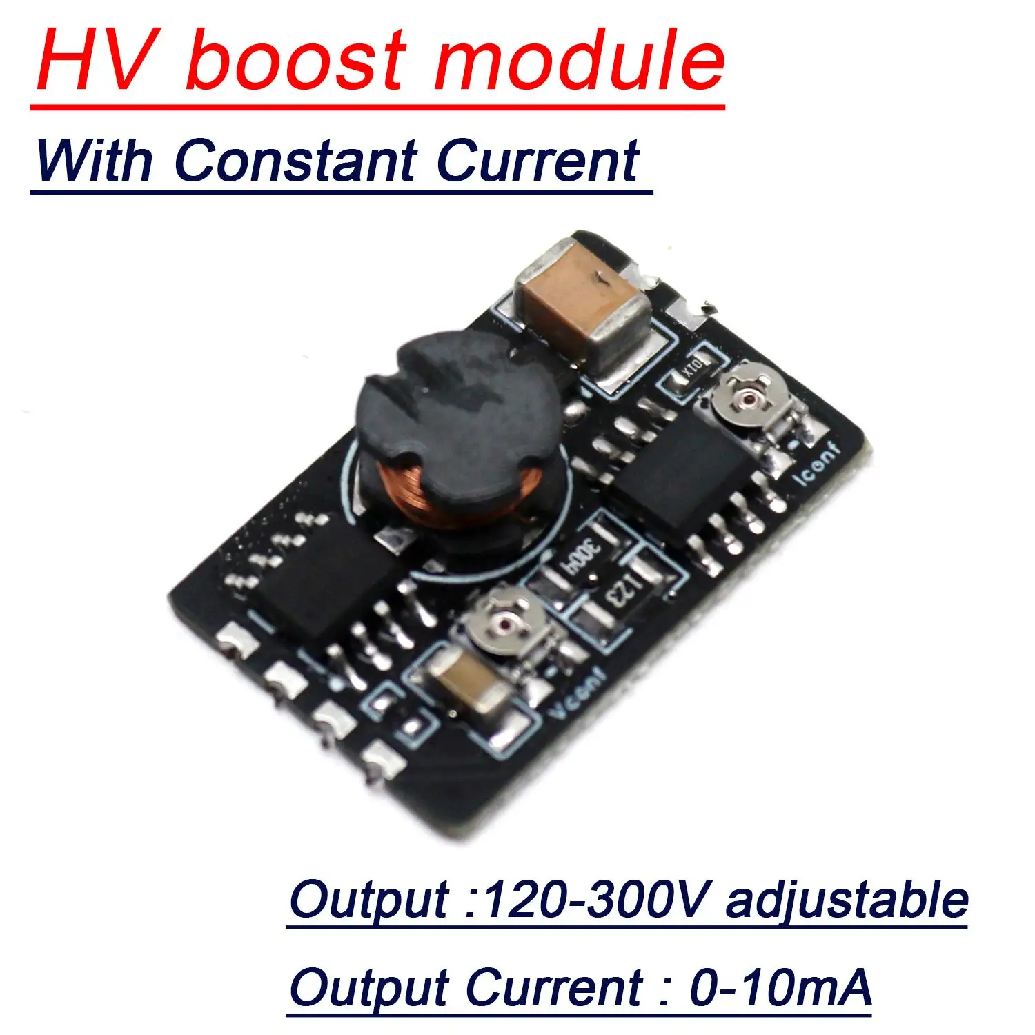 W Constant Current Nixie Tube High Voltage Boost Module DC 5V-20V TO 150-300V Adjustable 160V 170V Power Supply Magic Eye CLOCK