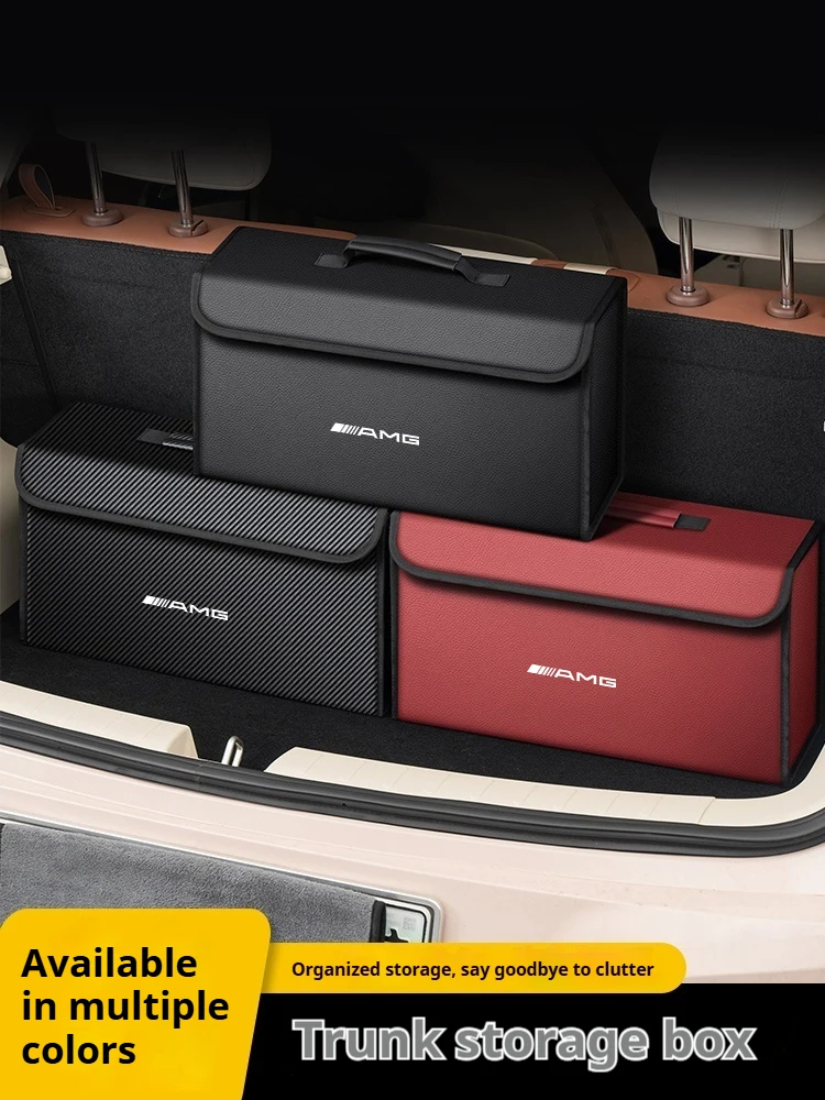 

Car Trunk Storage Box Organizer Foldable Container Bag For Mercedes-Benz AMG A B C E S V R-Class A45 C43 CLA GLA GLB GLC GLE SLK