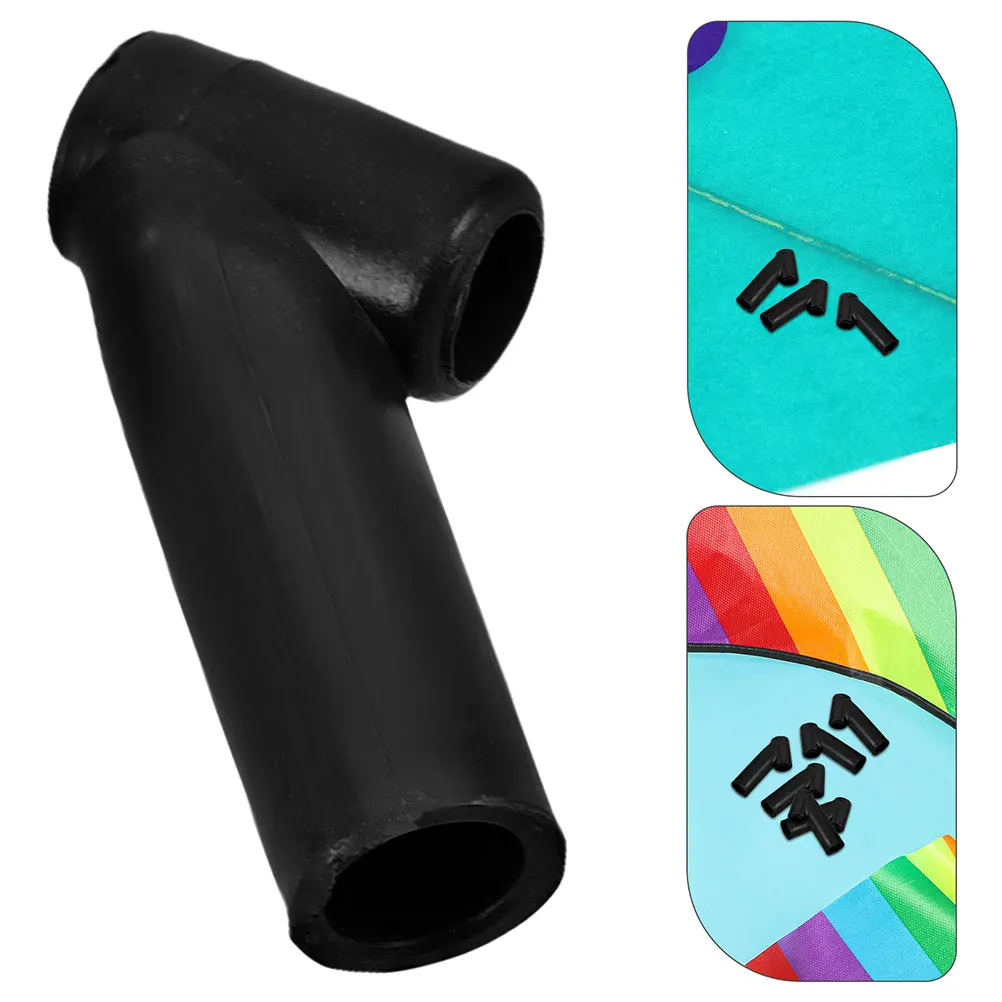 14 PCS Kite Replacement Parts Sports Accessories DIY Plastic Frame Component Fixed Tube Black