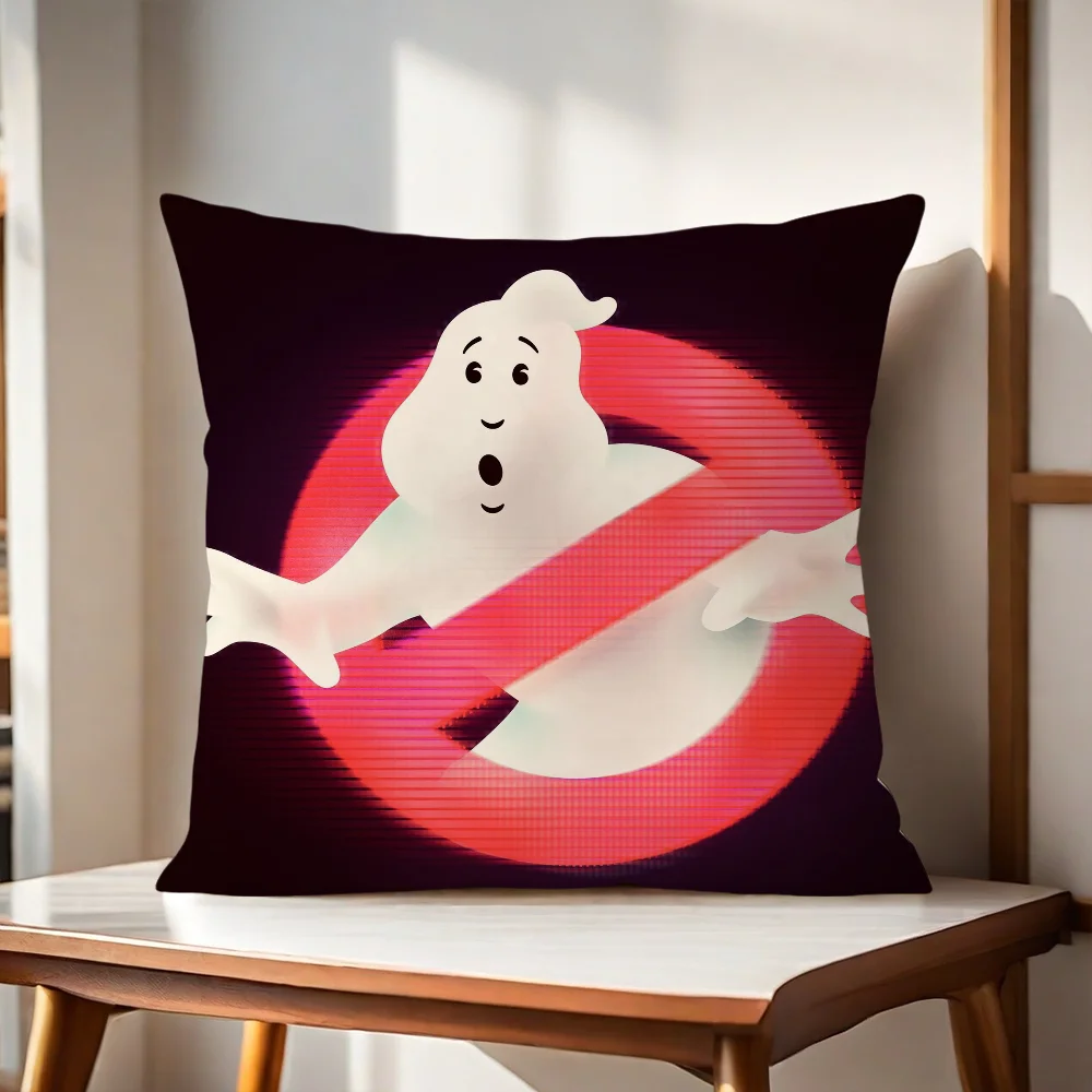 Ghostbusters Square Pillow cover Sofa living Printing Decoration Room Home Office Coffee Shop Car Nordic Simplicity Cover