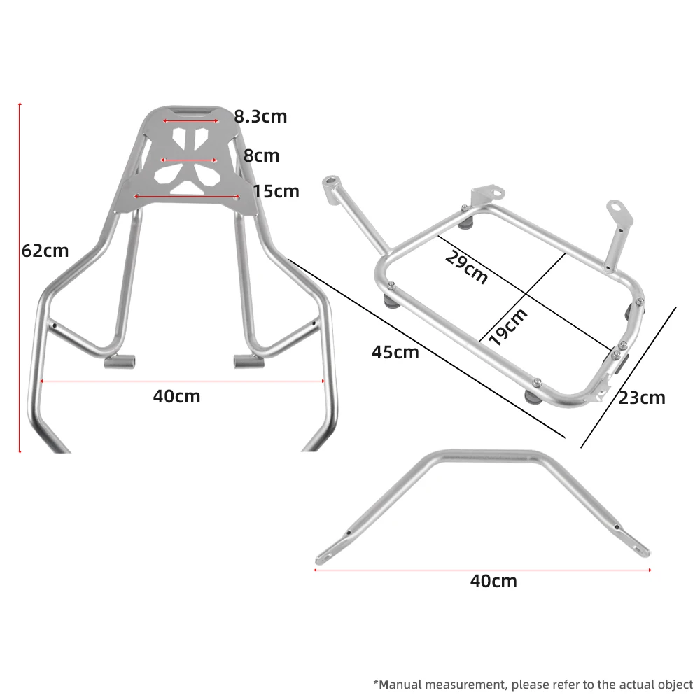 

Для мотоцикла BMW GS1300, высококачественная задняя бабка, боковая рама, аксессуары, задняя багажник