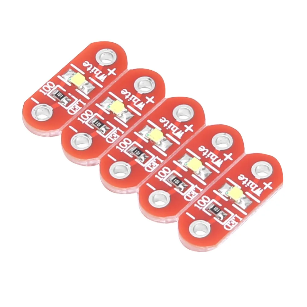 50 шт. белый светодиод для светодиодного модуля LilyPad, небольшой размер, дизайн 3 ~ 5 В, рабочее напряжение, поверхностный монтаж, светодиодный поверхностный монтаж