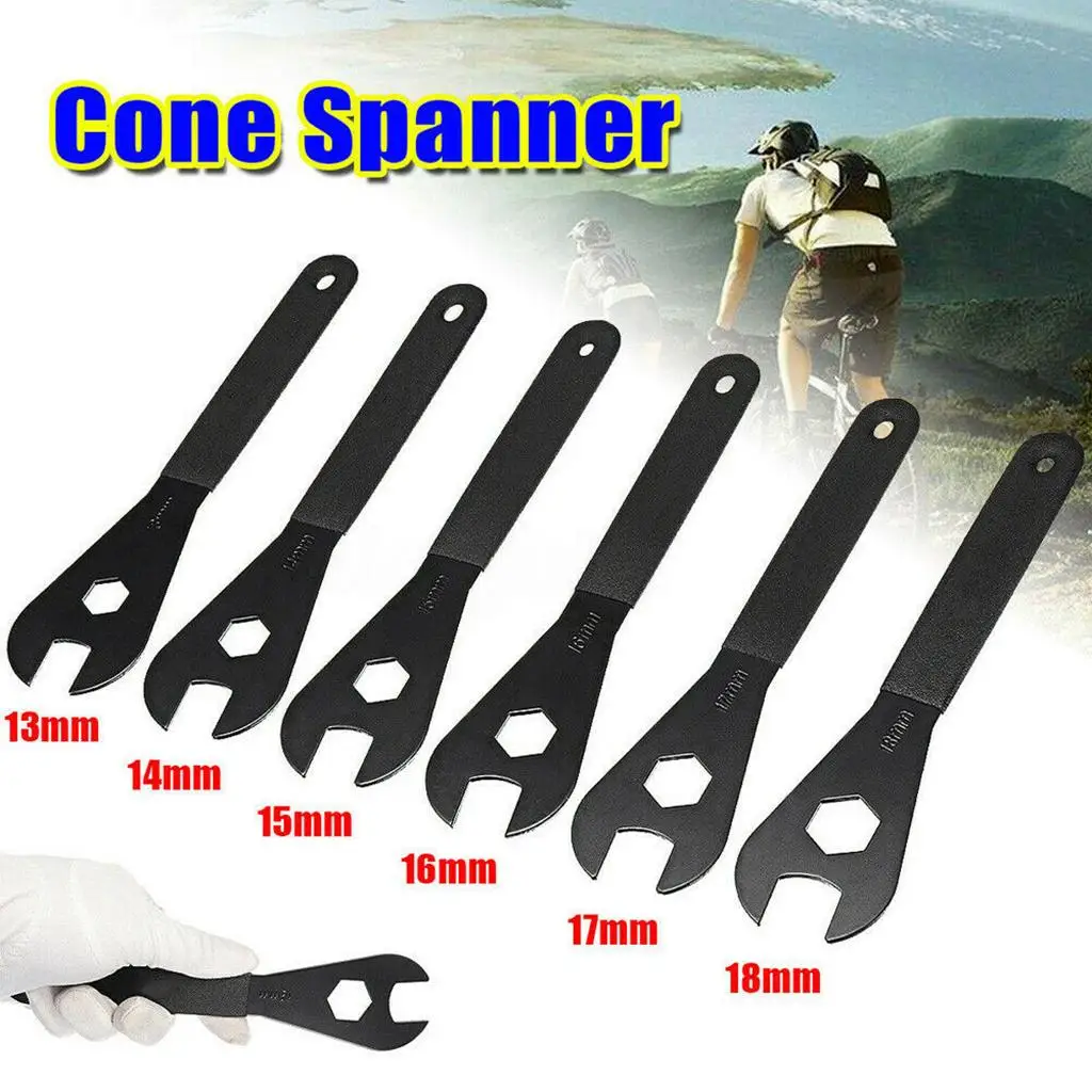 Cone Spanner Wrench Spindle Axle Bike 13mm 14mm 15mm 16mm 17mm 18mm 19mm