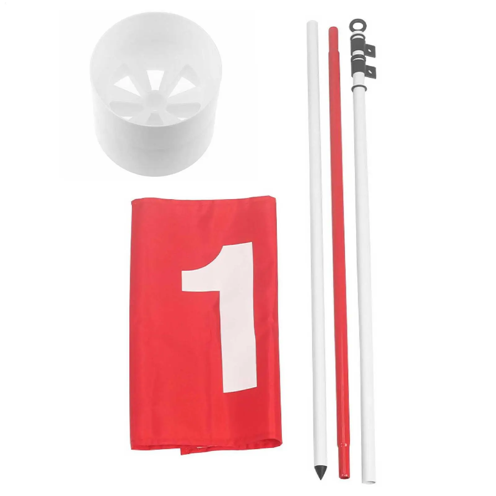 

Флагшток для гольфа из стекловолокна, всепогодный, с отверстием для мяча, для гольф-поля, для начинающих игроков в гольф-клубах