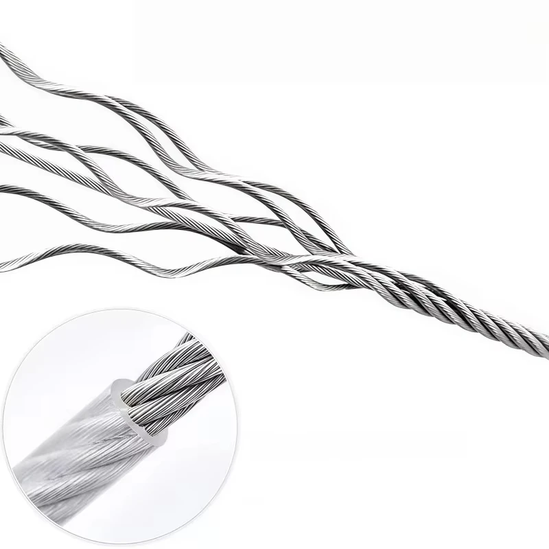 1pc 2/5/10meters Versatile Clothesline Stainless Steel Rope for Outdoor Camping Traction Ropes Thickened Dog Pet Leash - view 6