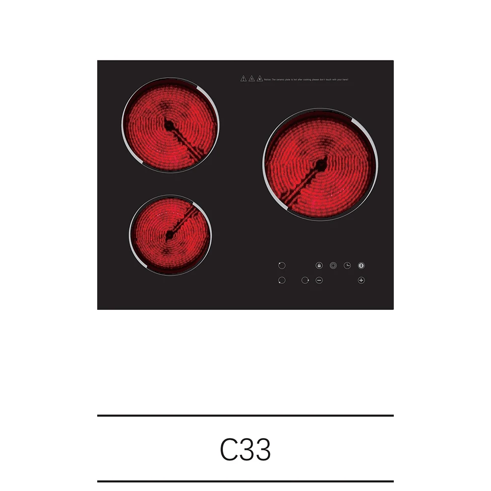 Kitchen Four Head Electric Cooker Cooktops Electric Ceramic Stove Built-in Dual Purpose Electric Stove For Cooking