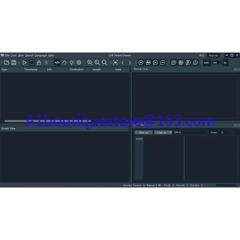 New Portable Protocol Analyzer USB Packet Viewer