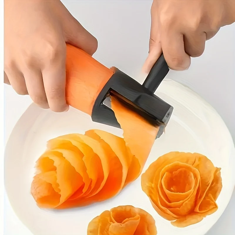 1pc Advanced Multifunctional Spiral Drum Cutting Machine, Stainless Steel Salad Coiler, Cucumber, Carrot and Other Food Slicer