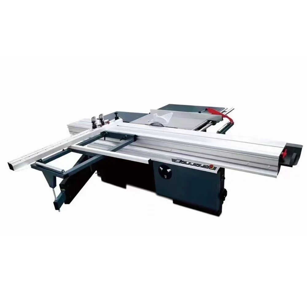 Sliding table panel saw for sale high end class well designed woodworking cutting wood saw