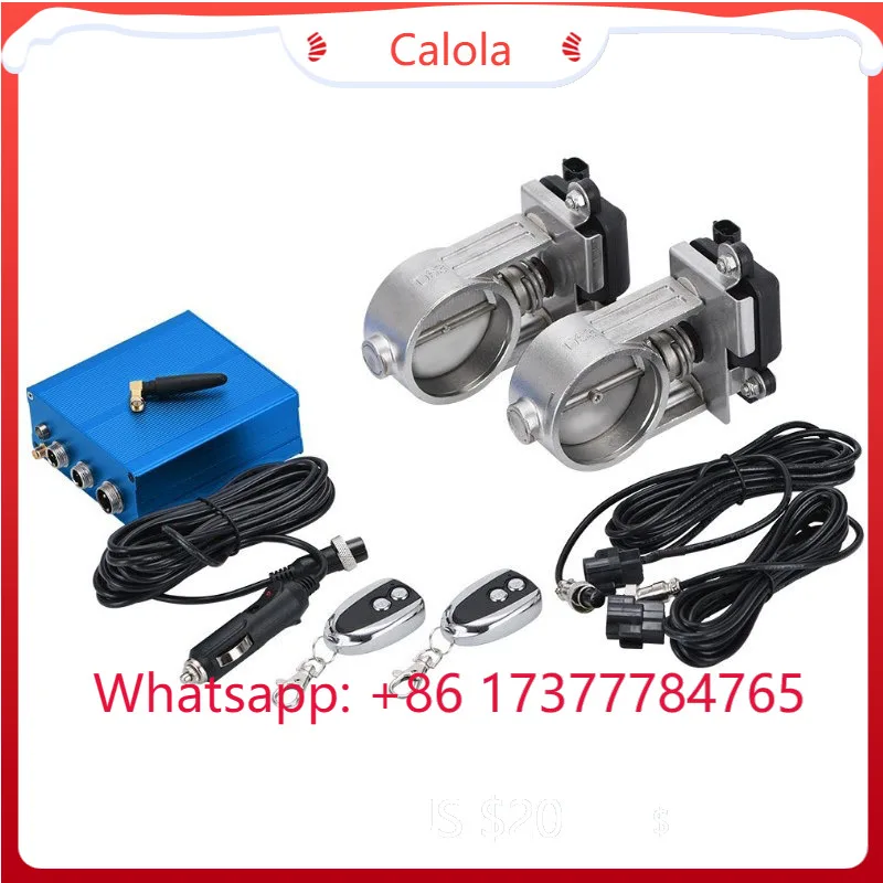2025 12V Electric Exhaust Cutout Valve | Car Exhaust Pipe Sound Wave Modification Muffler Valve
