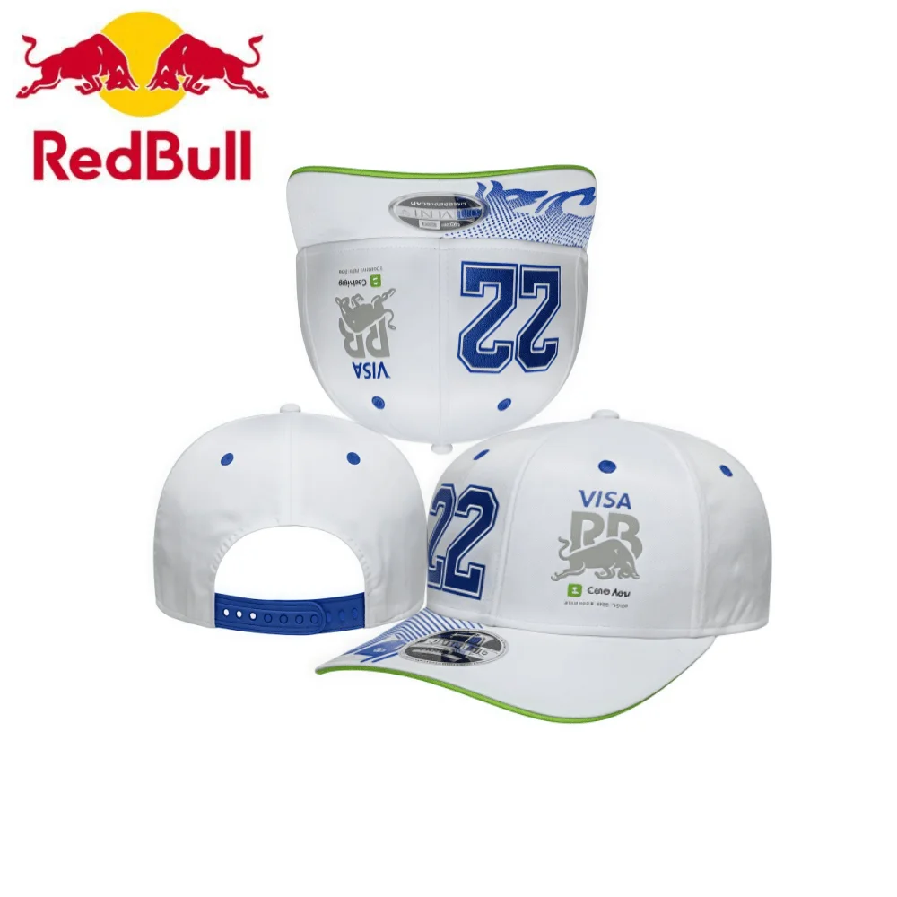 

2024 Сезон 22 Red Bull Hat VisaCash AppRB Red Bull Racing Hat Мужская и женская летняя бейсбольная кепка с изогнутым красным быком