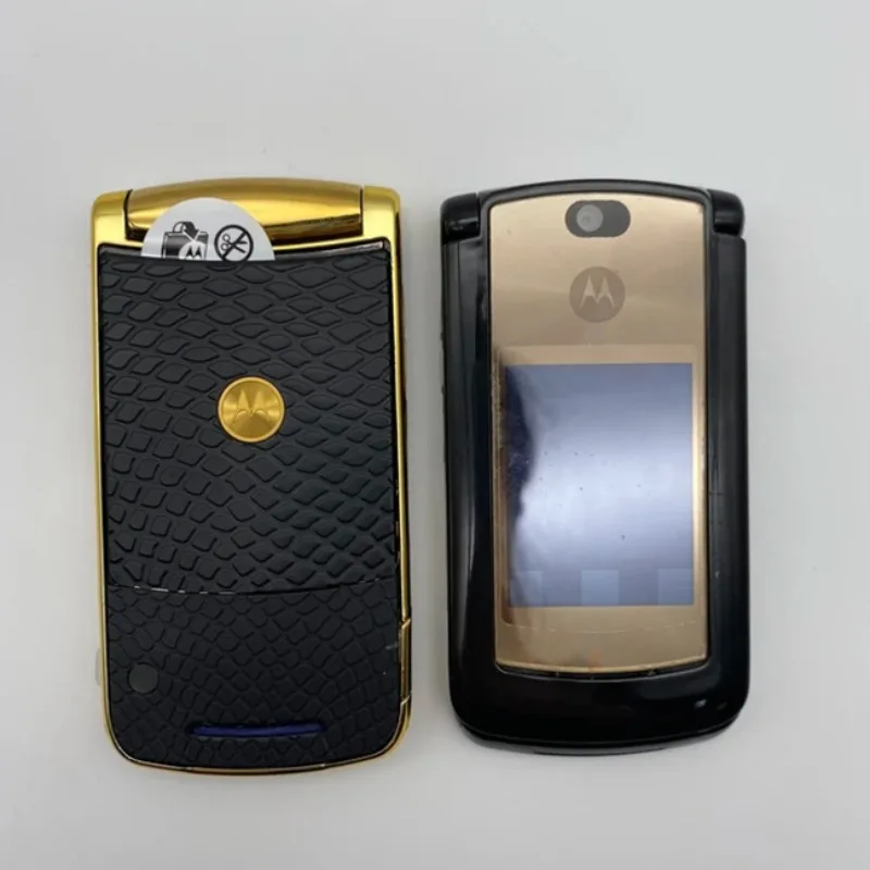 Motorola V8 (512M) 2G classic nostalgic ultra-thin clamshell business backup button phone for the elderly