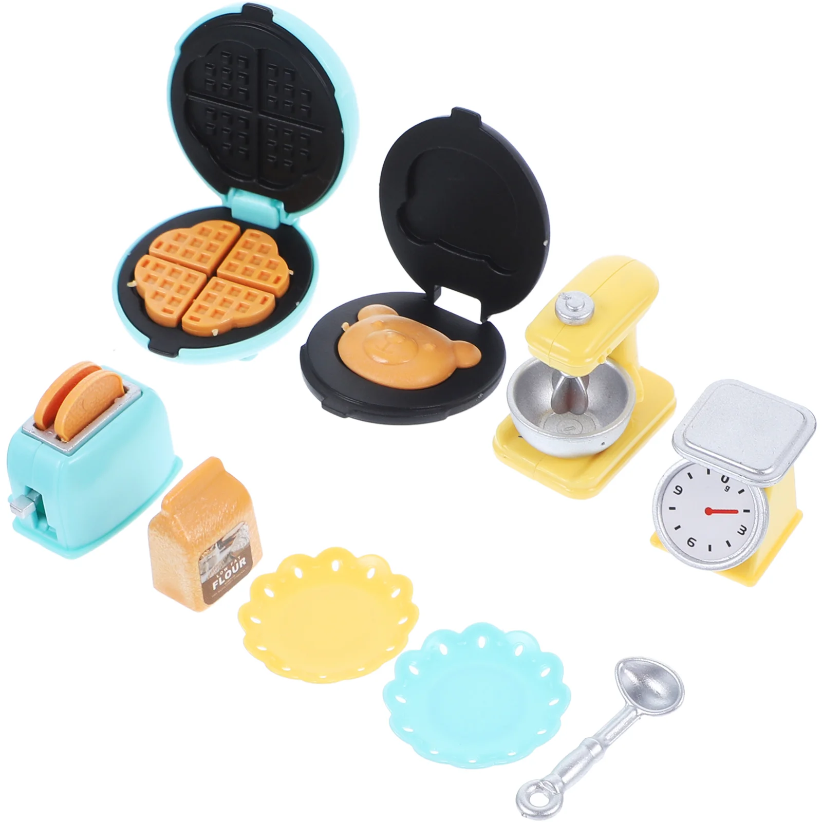 Mélangeurs de maison de courses, cuisinière, mini cuisson, accessoires de jouets, modèle l'inventaire, micro scène