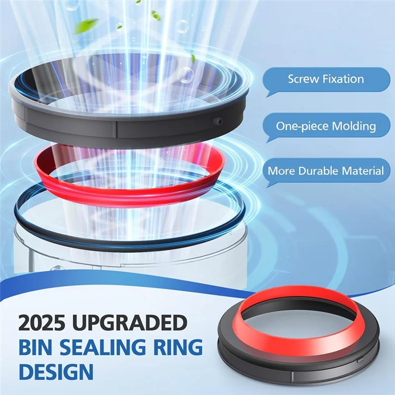 قطع غيار لدايسون V11 V15 SV17 حاوية الغبار حلقة لإحكام الإغلاق ملحقات دلو الغبار