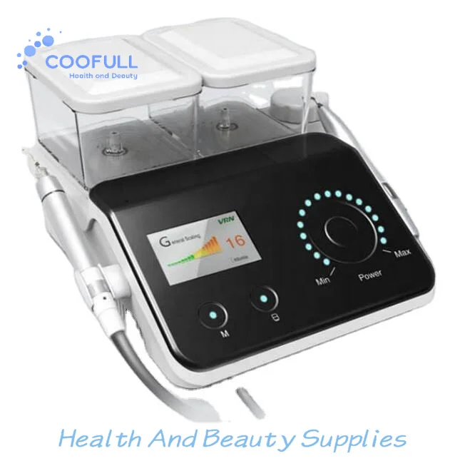 Coofull Electric Ultrasonic Scaler Air Polisher 2 1 Surgery Sandblasting Water Flosser Teeth Cleaning Periodontal Therapy System